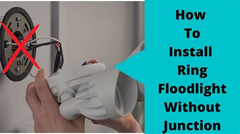 how to install ring floodlight without junction box|ring flood cam installation.